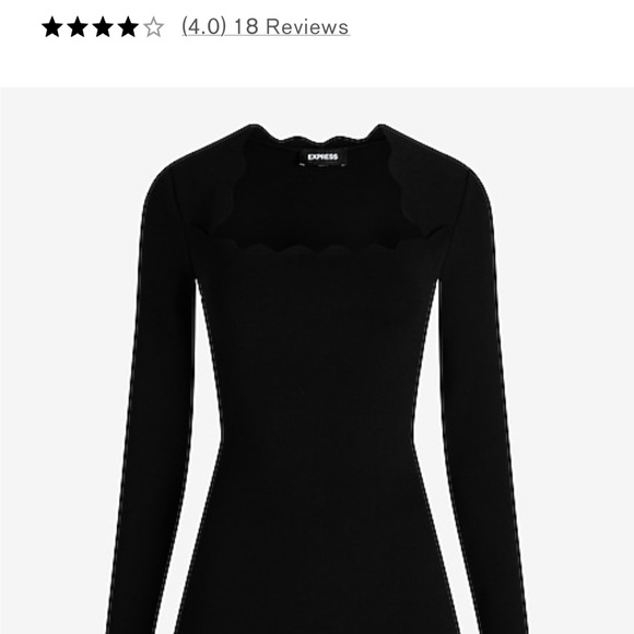 NWT Express little black dress - Picture 3 of 5